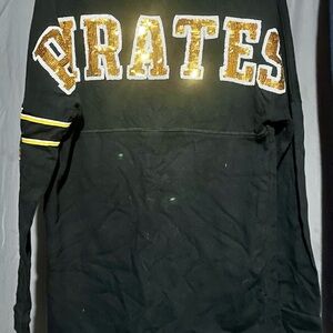 VS PINK Black Pirates BLING Long Sleeve Shirt